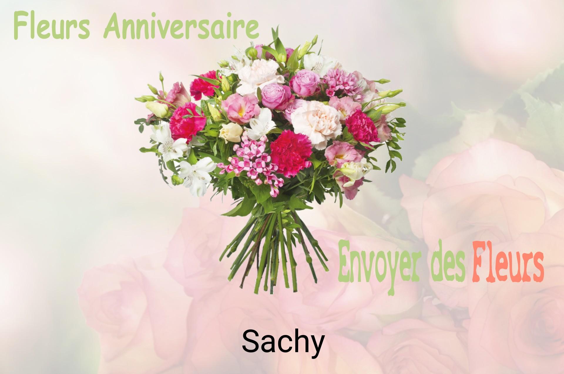 Bouquet de fleurs d’anniversaire livré à Sachy